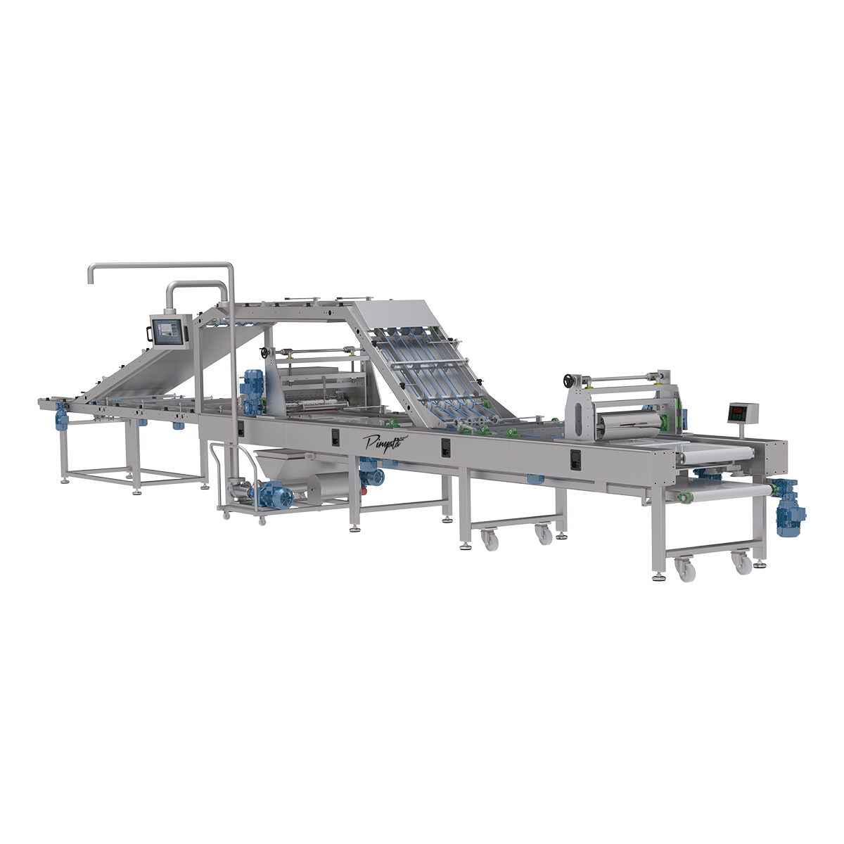 Endüstriyel Krema Sürüm Makinesi | Pinyata Food Machinery | Chocolate Production Lines, Chocolate Moulding Systems, Bar, Cake & Wafer Lines, Rice Cake Production Lines, Cooling Tunnels and Industrial Food Processing Machines, Puffed Rice Cake (Rice & Corn Cake Machine), Puffed Rice Cake Production Line, Coconut Bar Production Line, Nougat & Caramel Production Line, Industrial Chocolate Moulding Line, Fully Automatic Chocolate Moulding Line, Ball Chocolate Mill – 500 kg, High-Speed Ball Chocolate Mill – 1000 kg, Industrial Chocolate Tempering Machine, Industrial Cooling Tunnel, Industrial Cooling and Separation Conveyor Table, Conveyor-Type Industrial Guillotine Cutting Machine, Four-Stage Caramel Forming and Lamination Unit, Industrial Multi-Disc Slicing Machine, Chocolate Enrobing Machine, Industrial Powder Mill, Industrial Fat Melting Tank, Industrial Premixing Mixer, Storage (Resting) Tank, Industrial Tunnel Oven, Industrial Dough Preparation System, Cooling Drum Machine, Industrial Z Mixer, Industrial Waste Mill, Industrial Block Cooling Unit, Industrial Cream Preparation Mixer and Storage Tank, Industrial Cream Spreading Machine.